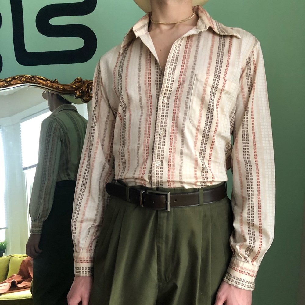 70s Vintage Button Down Shirt